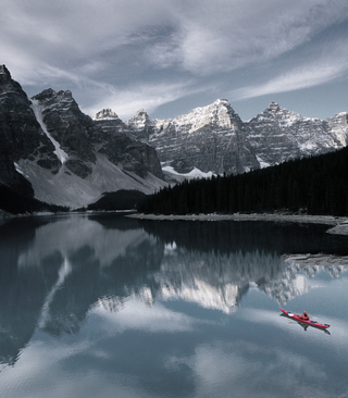 Kayaking in Mountain